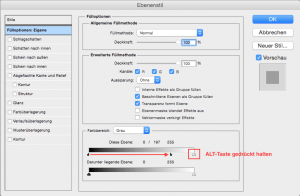 Photoshop Ebenenstile