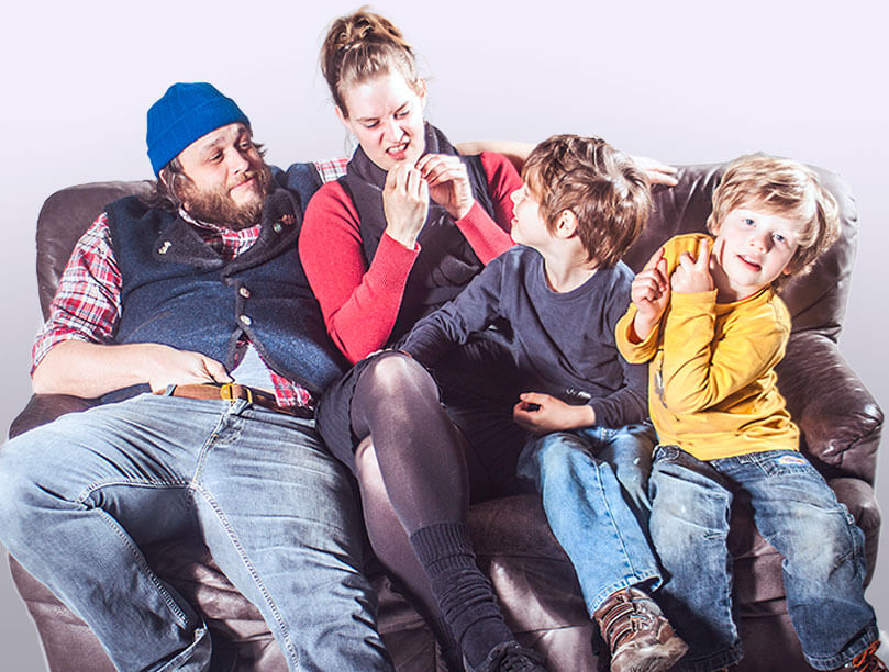Familienfotos, Familienproträts vom Fotografen